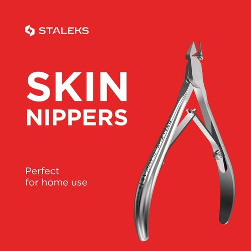 Staleks KM-04 Cuticle Nippers Total Length Approx. 10 cm Cutting Length 0.5 cm