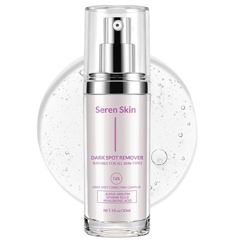 Dark Spot Remover for Face and Body, Dark Spot Corrector for Melasma, Acne Scars, Sun Spots and Age Spots, Hyperpigmentation Treatment Vitamin C Dark Spot Correcting Glow Serum, 1.0 fl oz