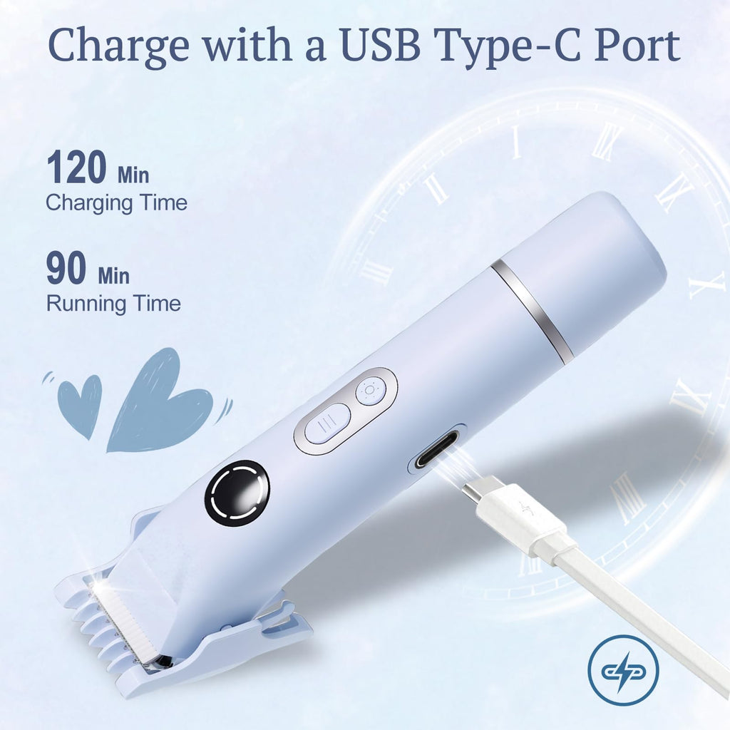 Bikini Trimmer for Women, 4 in 1 Wet/Dry Electric Razors for Women - Dual Head, Painless Rechargeable Portable Womens Razors for Shaving Set for Face, Nose, Eyebrows, Armpits, Bikini Area