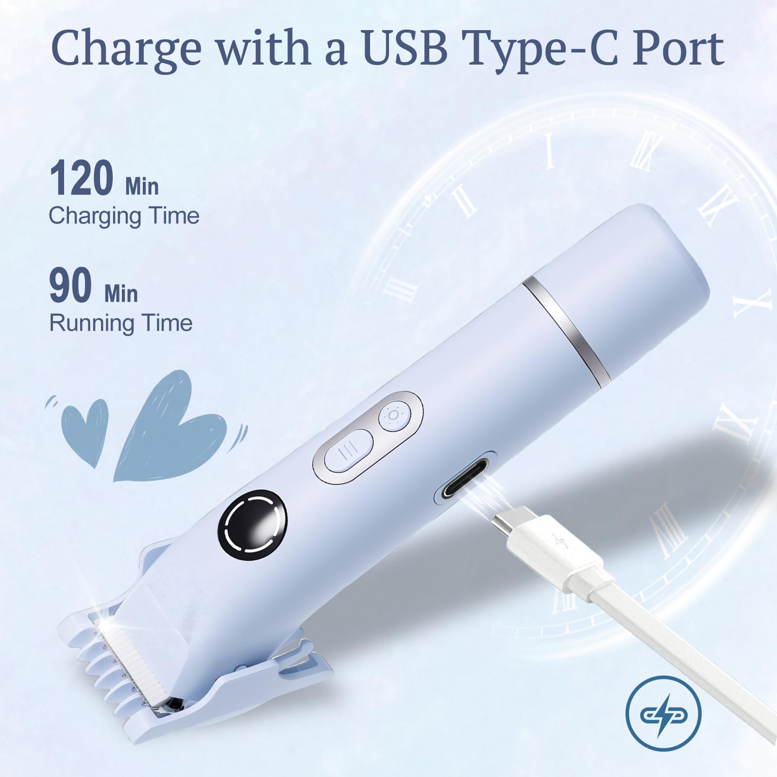 Bikini Trimmer for Women, 4 in 1 Wet/Dry Electric Razors for Women - Dual Head, Painless Rechargeable Portable Womens Razors for Shaving Set for Face, Nose, Eyebrows, Armpits, Bikini Area