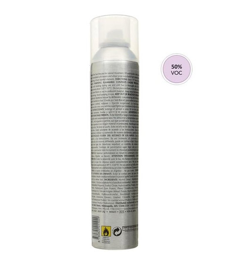 Brocato Moveable Hold Finishing Hairspray (50% VOC), 10oz | Exceptional Control and Brilliant Finish | For All Hair Styles