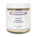 Simply Divine Botanicals Feet Treat Cream - Cooling and Stimulating Relief for Swollen Feet, Hands & Headaches - Organic Aloe, Peppermint & Spikenard, 4 oz