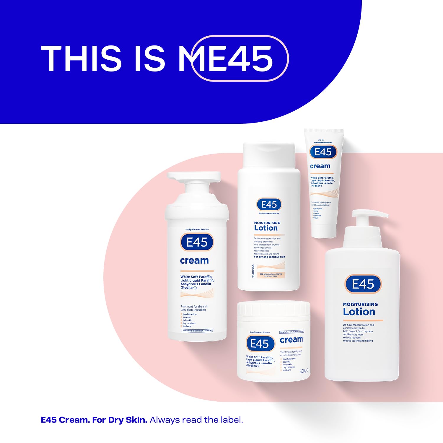 Zupishi E45 Moisturising Lotion, 6.8 Fl Oz