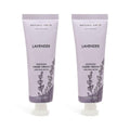 Natural Amor Hand Cream Gift Set, Lavender 2 Pack, Moisturizing Travel Size Hand Lotion with Shea Butter Nourishing Hand Care for Dry Skin