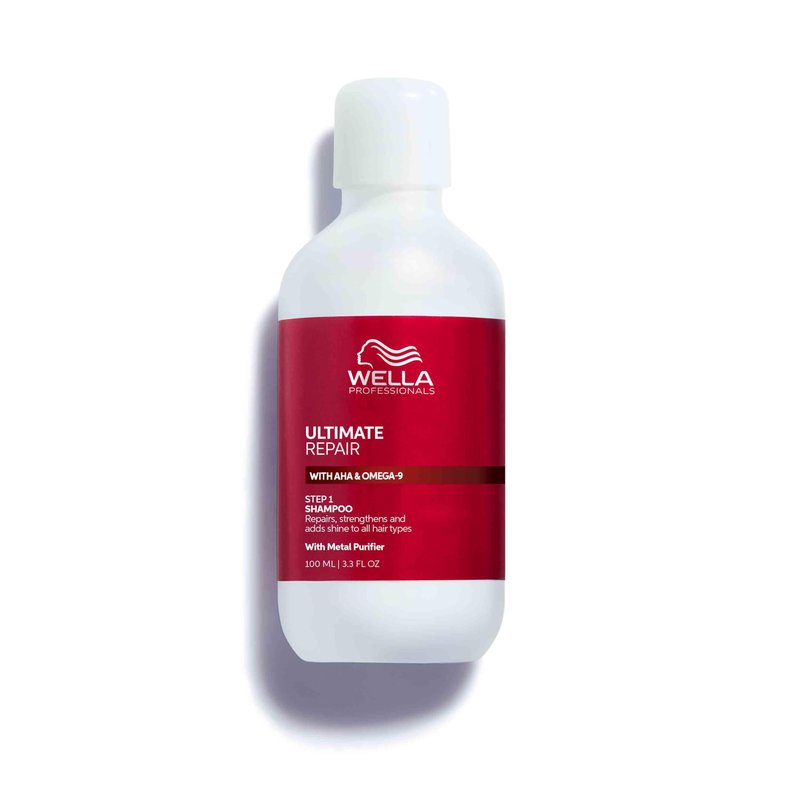 Wella Professionals ULTIMATE REPAIR Shampoo for Damaged Hair | Replenishes and Repairs | Travel Size | 3.3 Fl Oz - Packaging May Vary