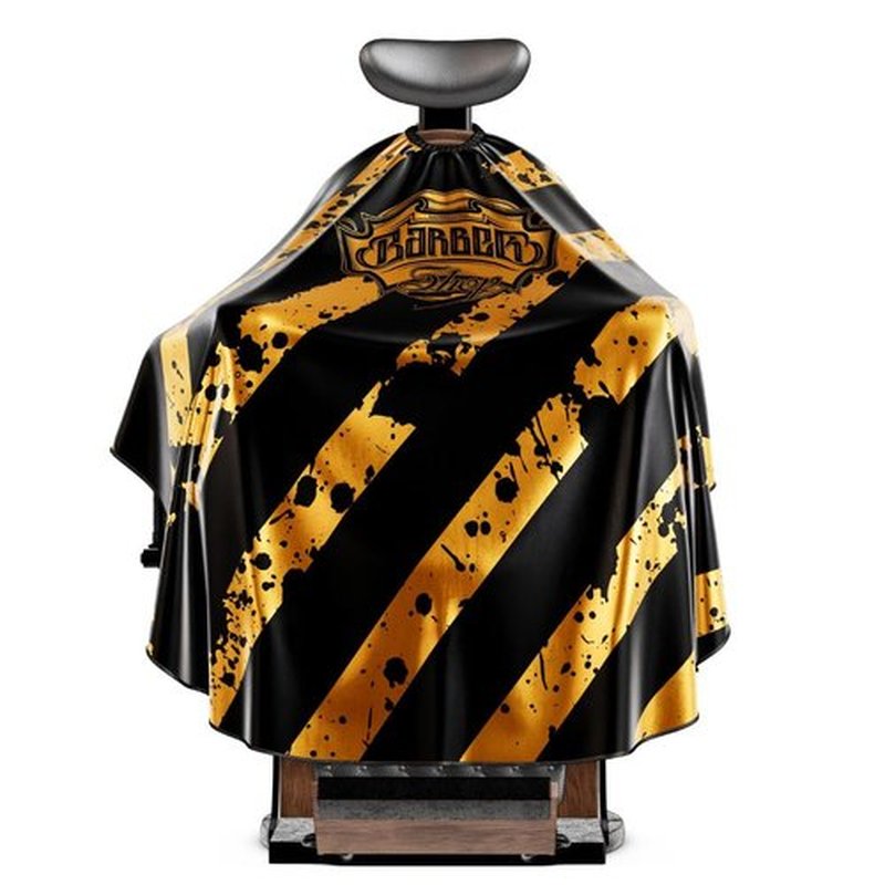 Professional Barber Cape - Hair Cutting Cape with Adjustable Neck Closure, Salon Quality Styling Cape for Hairdressers and Barbers - Barber Shop