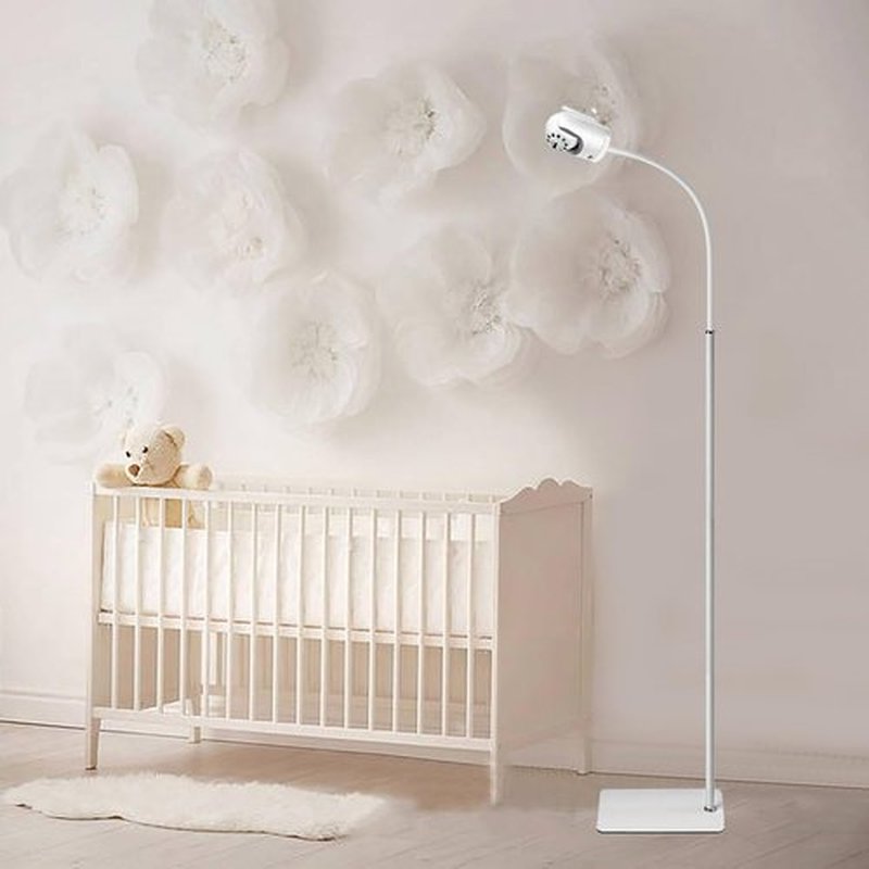 Infant Optics Adjustable Height Floor Stand Mount - Compatible with DXR-8 Pro & Nanit Pro | Versatile & Flexible Design