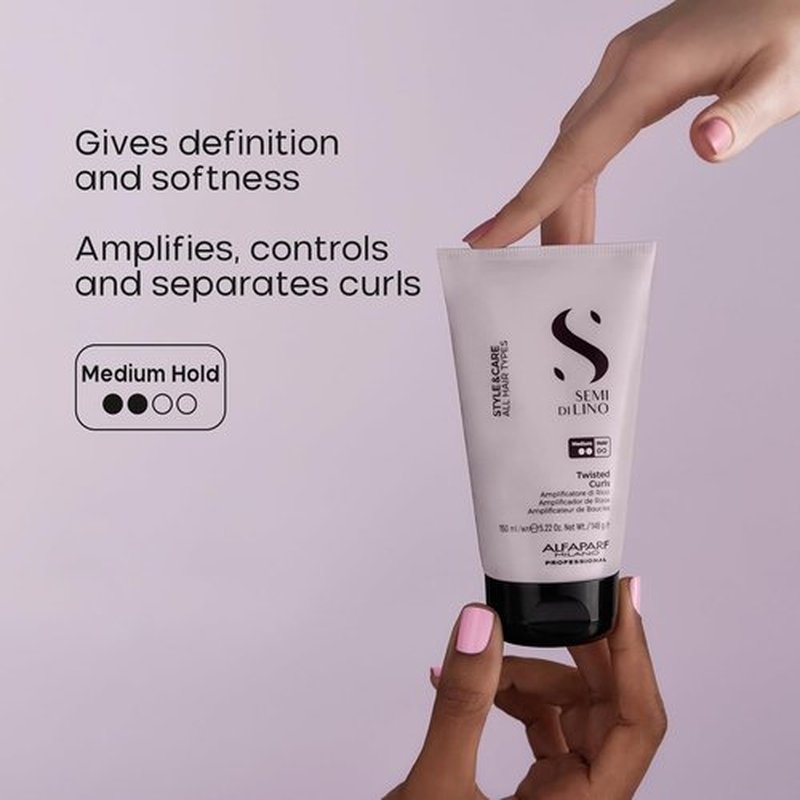ALFAPARF MILANO Curl Cream for Curly Hair - Medium Hold & Thermal Protection - 5.22 oz / 150 ml