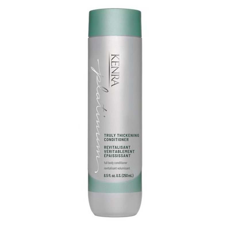 Kenra Platinum Truly Thickening Conditioner - Volumizing Formula for Fuller-Looking Hair | Sulfate-Free, Color Safe | 8.5oz