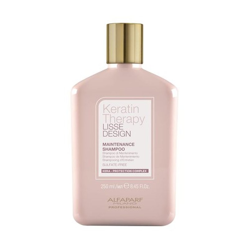 Alfaparf Milano Lisse Design Keratin Shampoo & Conditioner Set - Sulfate-Free, Anti-Frizz Formula for Smooth, Straight Hair