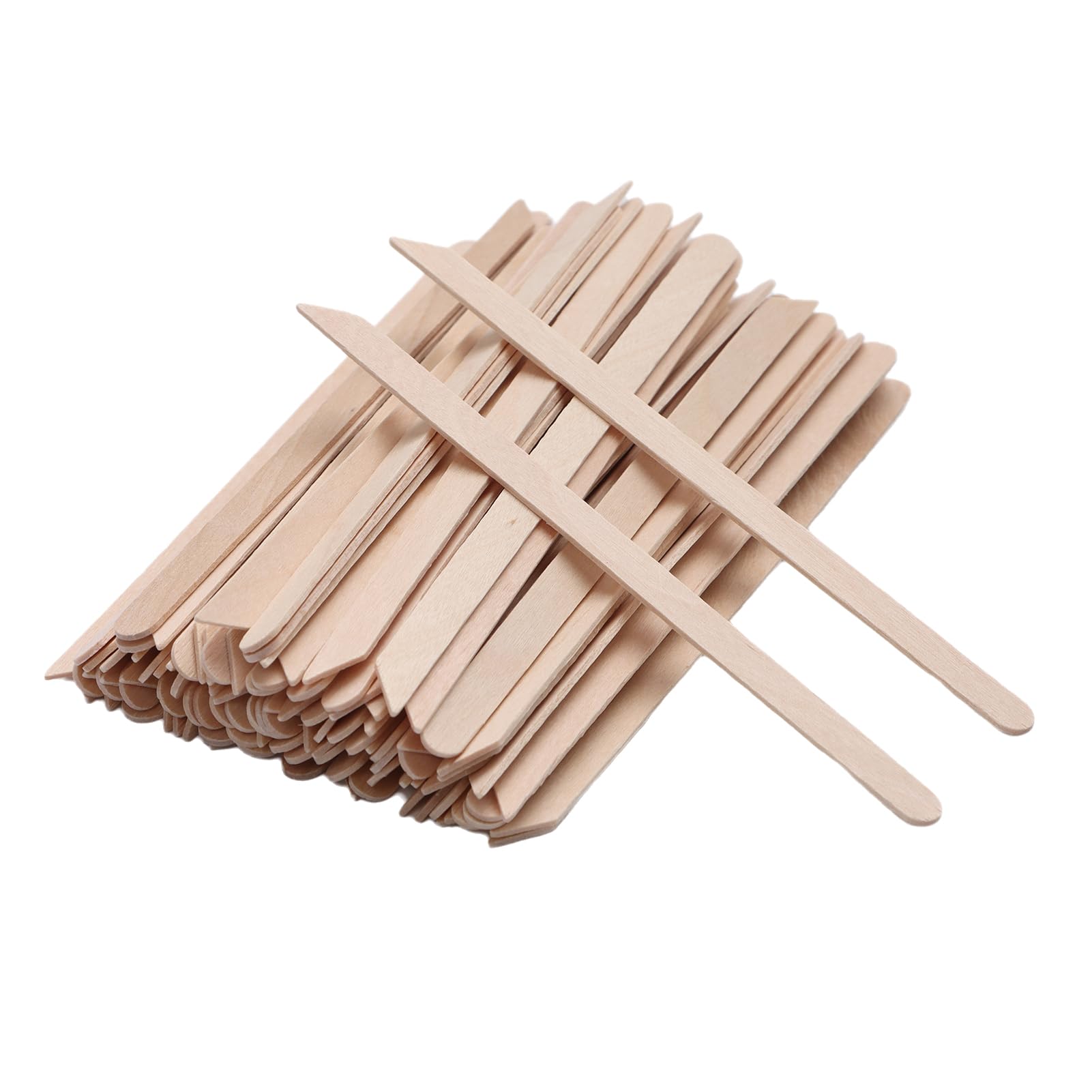 500pcs Small Wood Waxing Stick,Small Popsicle Sticks,Eyebrow Wax Sticks Waxing Wooden Body Hair Removal Applicator,Paint Stirrer, Art Projects and Craft Wood Stick