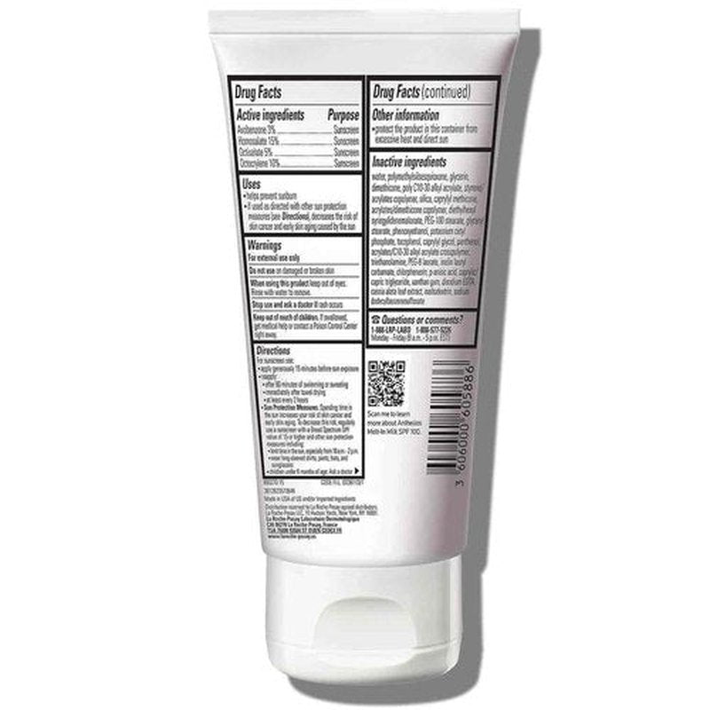 La Roche-Posay Anthelios Melt-In Milk Sunscreen SPF 100 - Ultra Lightweight Protection for Body & Face