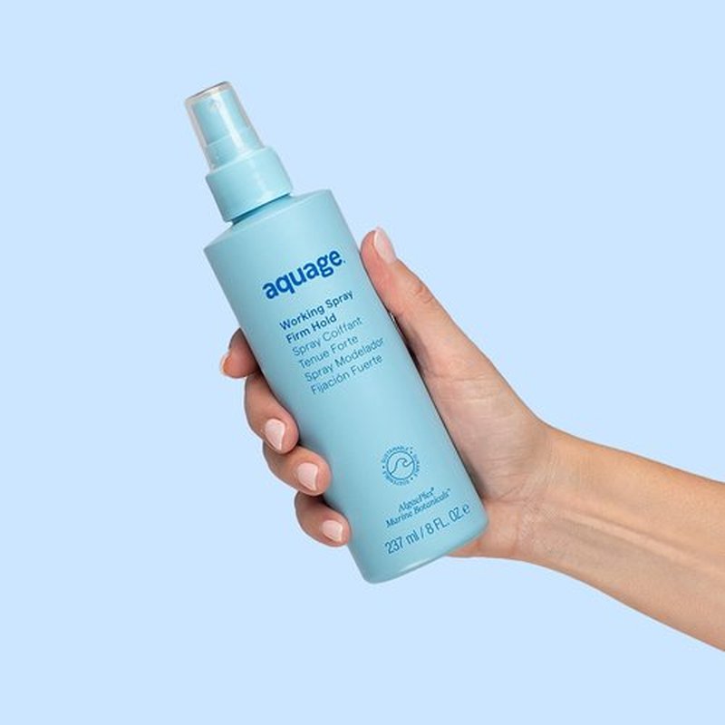 AQUAGE Working Spray - Firm Hold Non-Aerosol Hairspray for Thermal Styling | 8 oz