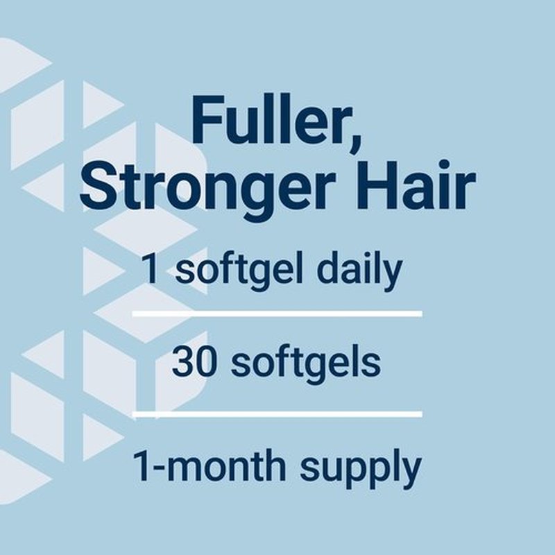 Life Extension Hair Growth Supplement for Women - Boost Fullness & Density with Ceramosides™ | 30 Gluten-Free Softgels