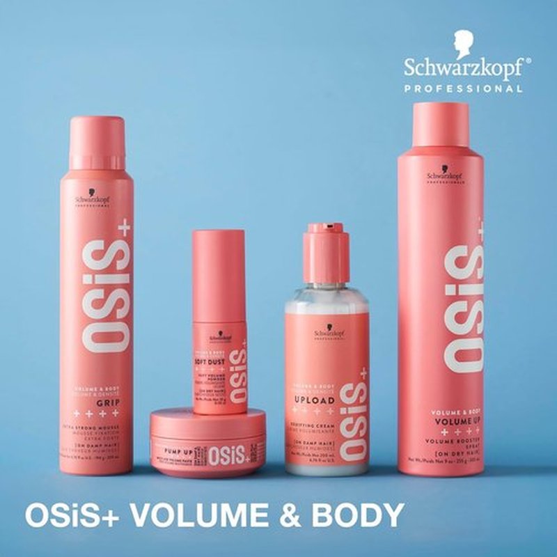 OSiS+ Grip Extreme Hold Mousse, 6.76 oz (2 Pack) – Extra Strong Control and Volume with Lasting Definition and Natural Shine – Volumizing Formula Protects Against Blow Dry Damage