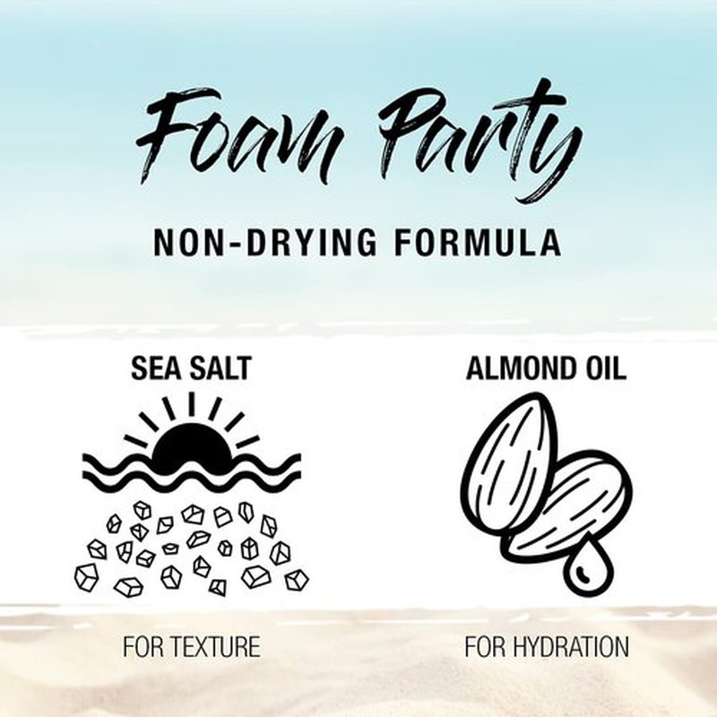 SexyHair Texture Foam - Party Lite Texturizing Foam for Volume & Hold, 5.2 Oz