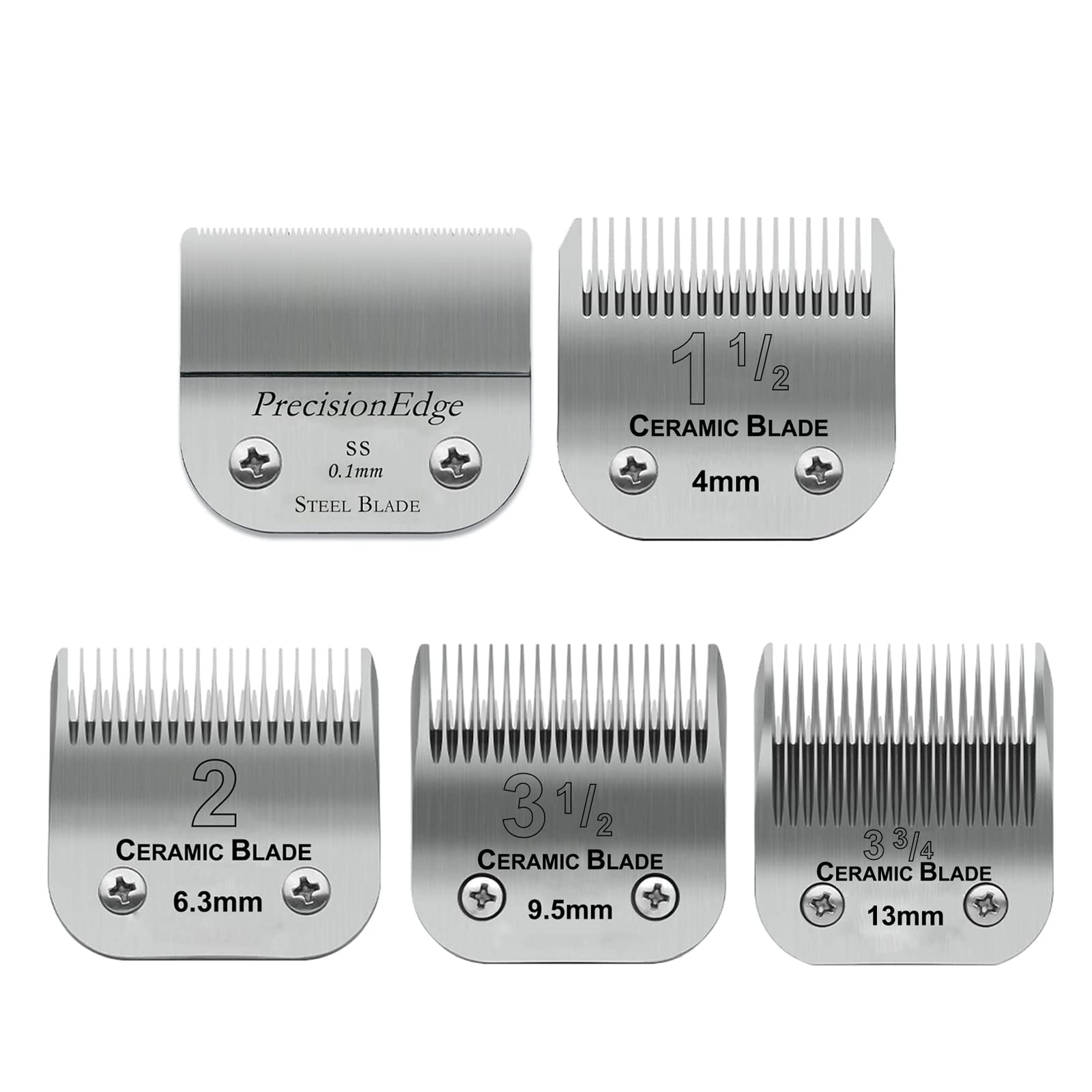Replacement Blades set compatible with Oster Classic 76/Andis dog Clippers