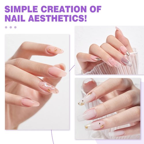 SAVILAND Gel Nail Glue with Lamp: U V Nail Glue Gel DUO for Nails Tips 15 ML and U V Light for Nails Fast Curing Gel Extension DIY Manicure Art Home Salon Gift