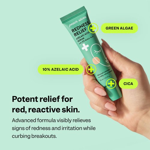 Peach Slices Azelaic Acid Serum - Redness Relief with Panthenol & Cica | 1.01 oz Vegan Skincare