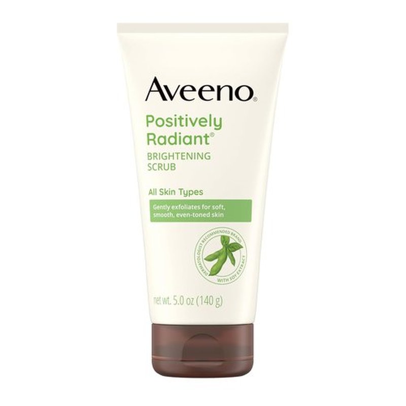 Aveeno Positively Radiant Exfoliating Facial Scrub - Brightens Skin Tone & Texture | 5 oz
