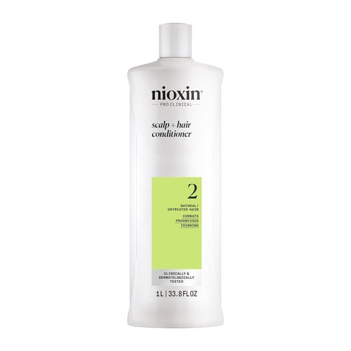 Nioxin Scalp + Hair Thickening Conditioner - Niacinamide & Biotin for Thinning Hair | 33.8 Fl Oz