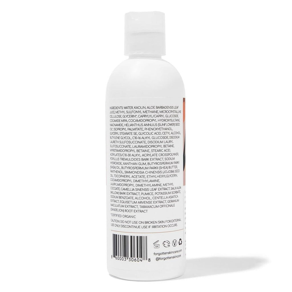 Forgotten Skincare Get It Bright Exfoliating Body Scrub with Glycolic Acid & Pumice for Dark Armpits, Bikini Area, KP Bumps, Rough Skin – Daily AHA Polish to Smooth, Soften & Prep Sensitive Areas
