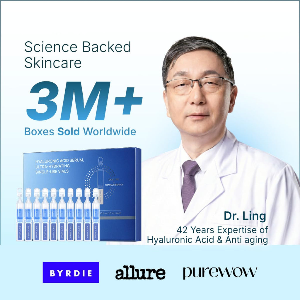 Hyaluronic Acid Serum - Anti-Aging Face Serum Reyouth & Blue Copper Peptide Hyaluronic Acid - Moisturizing, Soothing & Firming for 25+ Fragile Skin