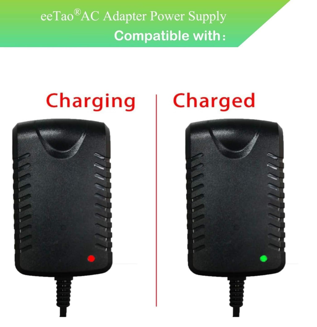 eeTao 29.4V 1A Charger Compatible with 29.4V【3-Prong & 1-Prong Plugs】 for Comet/Cruze/Rebel/Coast/XLS/Bolt/Sonic/SuperBC Charger Fast and Safe, Universal for 25.2V &24V Lithium Battery Power Supply