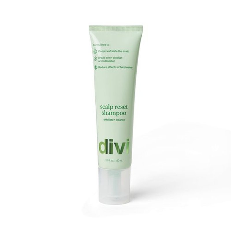 Divi Clarifying Scalp Reset Shampoo, Weekly Deep Cleansing Treatment for Product Buildup and Hard Water
