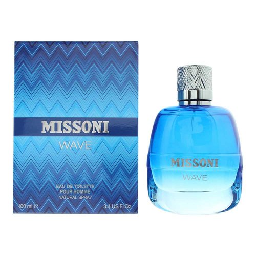 Missoni Wave Men EDT Spray - Invigorating Fragrance for Men | 3.4 Fl Oz