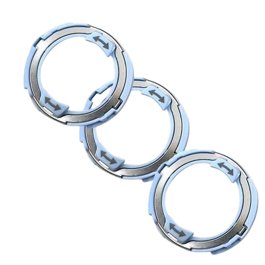 Shaver Head Blades Holder Plate Compatiable with Philips Razor Head Series 7000 Series 8000 Series 9000 SP9xxx S7xxx S8xxx Blue Blade Retaining Rings for Shaver Model - 3Pcs