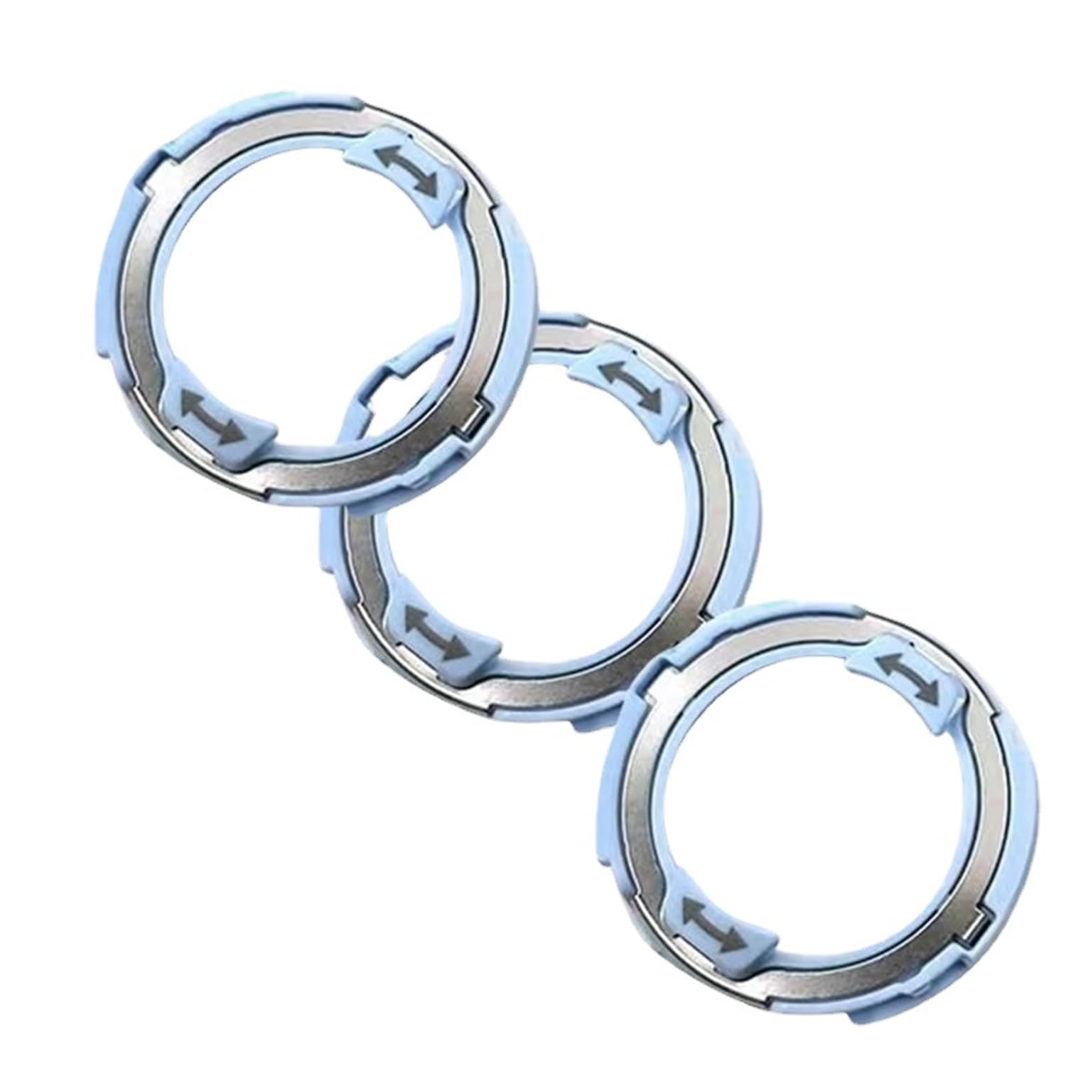 Shaver Head Blades Holder Plate Compatiable with Philips Razor Head Series 7000 Series 8000 Series 9000 SP9xxx S7xxx S8xxx Blue Blade Retaining Rings for Shaver Model - 3Pcs