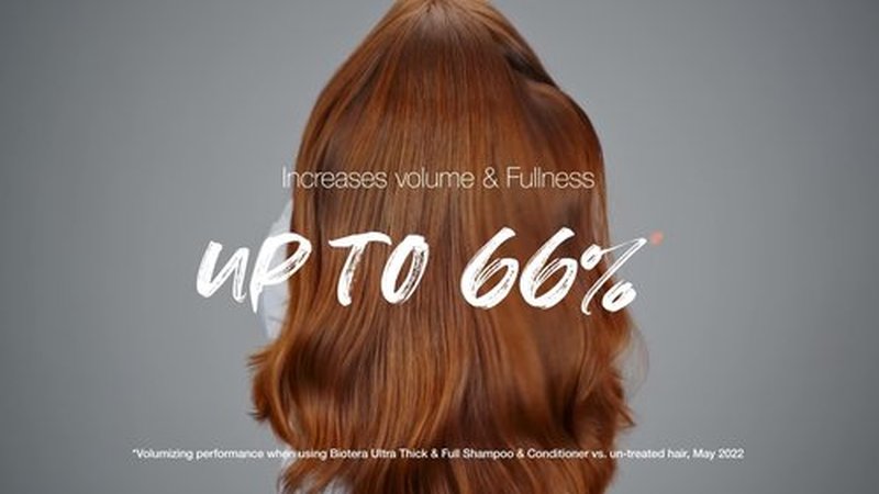 Biotera Ultra Thick & Full Volumizing Shampoo | Fine or Limp Hair | Microbiome Friendly | Vegan & Animal Test Free | Paraben & Sulfate Free | Color-Safe | 32 Fl Oz