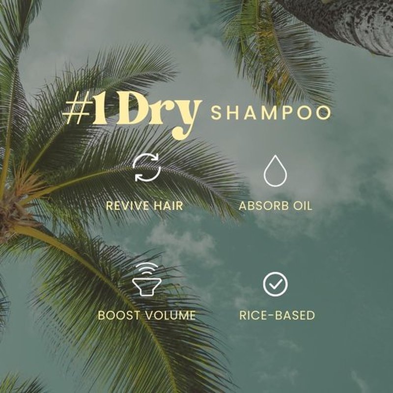 Beachwaver Co. Second Chance Dry Shampoo - Vegan Oil-Absorbing Formula | Travel Size (1.4 Oz) | Brazilian Berry Scent