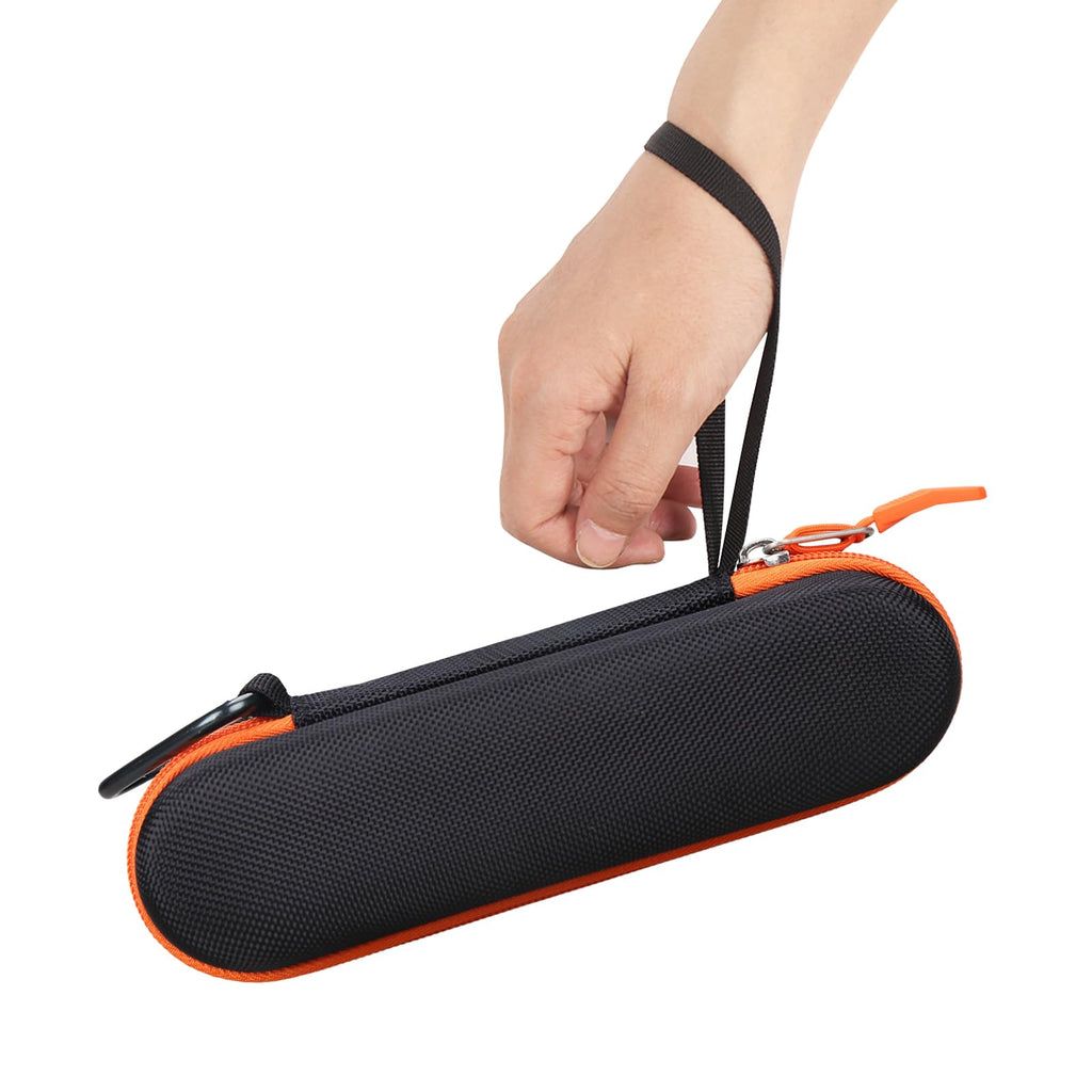 Tourmate Hard Storage Case for 7350-5 Cordless Rotary Tool - Travel Case for Tarlido/GOXAWEE/Saker/Cordless Rotary Tool Kit(Only Box) (Black&Orange)