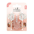 invisibobble Clipstar Petit Bijoux S | Stylish and Hair Friendly Hair Accessory | 4pc