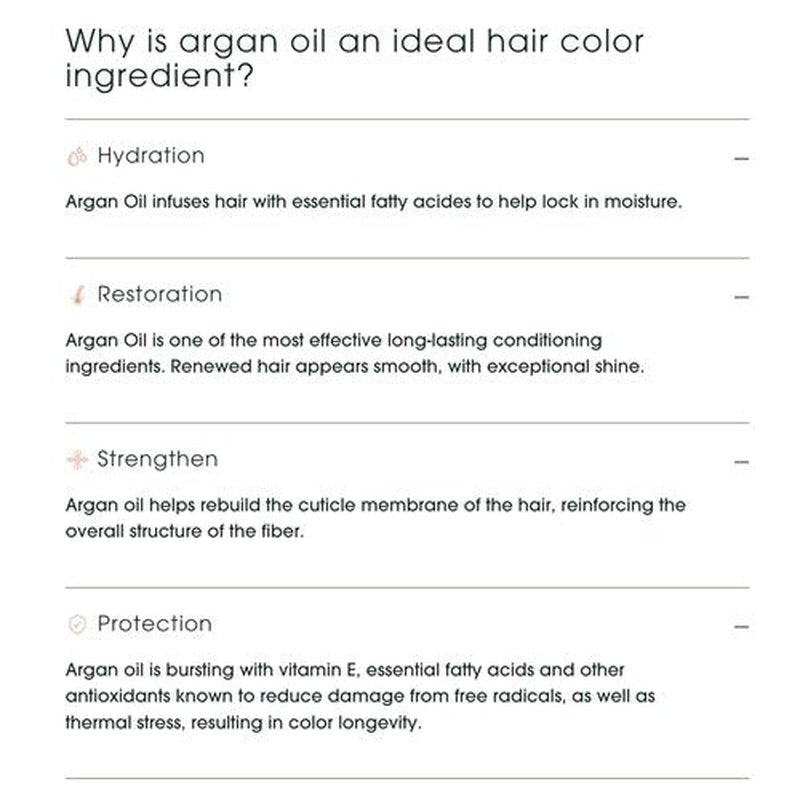 One n Only Argan Oil Permanent Color Cream - Rich Natural Light Brown Hair Color | 3 oz Unisex