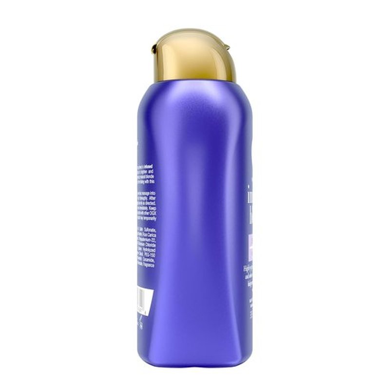 OGX Color Care - Impecca-Blonde Purple Shampoo | Highly Pigmented Toning for Blonde & Silver Hair, 13 fl. oz