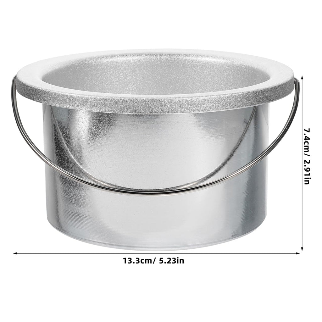 ABOOFAN Wax Warmer Inner Pot with Lid 5.23 Inch Non-Stick Wax Melting Container High Temperature Resistant Heat Melting Accessory for Heater Easy Clean Waxing Bowl Container
