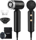 Skiennix Dual Voltage Travel Hair Dryer - Mini High-Speed Ionic Blow Dryer | Lightweight & Compact, Black