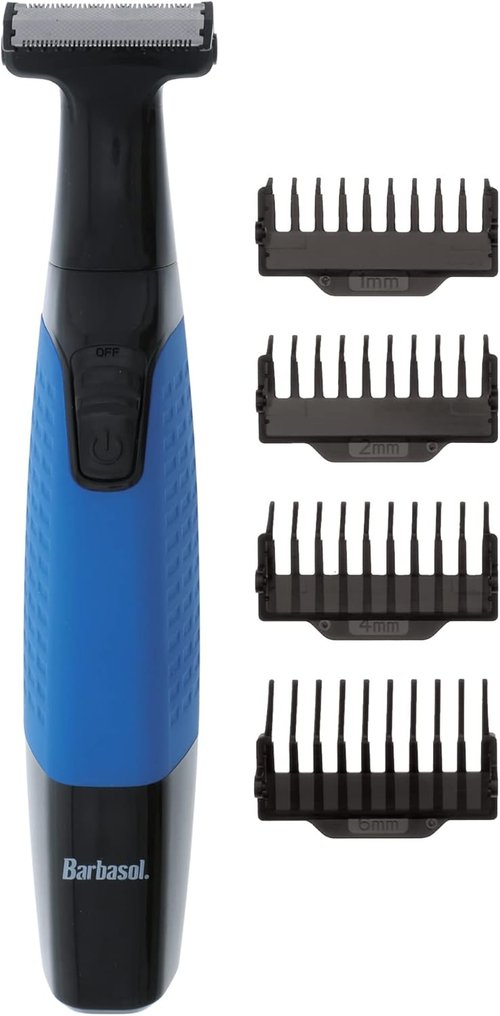 Barbasol Battery Powered Single Blade Razor - Smooth Shave with Precision Cutting