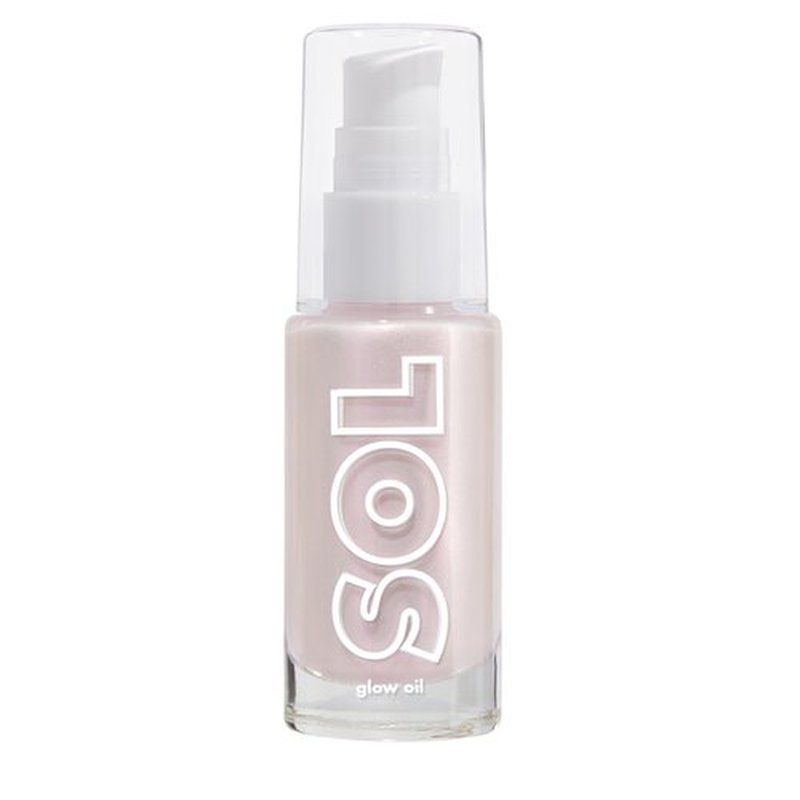 ColourPop SOL Mini Shimmering Dry Oil - Shimmer Body Oil Infused with Coconut, Argan & Marula Oils - Radiance-Boosting Body Care -Nourishes Skin and Leaves a Luminous Finish - Moonstone (0.88 fl oz)