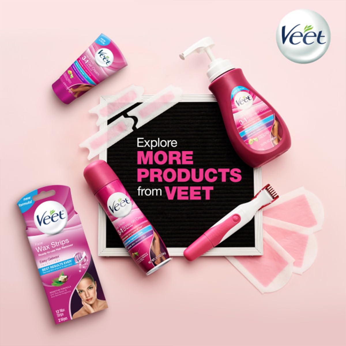 Veet Sensitive Formula with Aloe Vera In Shower 13.5 Fl Oz. Hair Removal Cream for Legs & Body