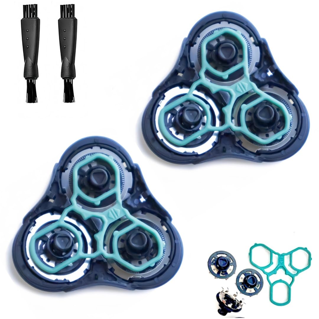RQ11 Replacement Heads Compatible with Philips Norelco Sensotouch Replacement Blades Compatible with Qq11 Sensotouch 2D Electric Shaver 1100 Series,1150x, 1160x, 1170x 1180x,(2 Head)