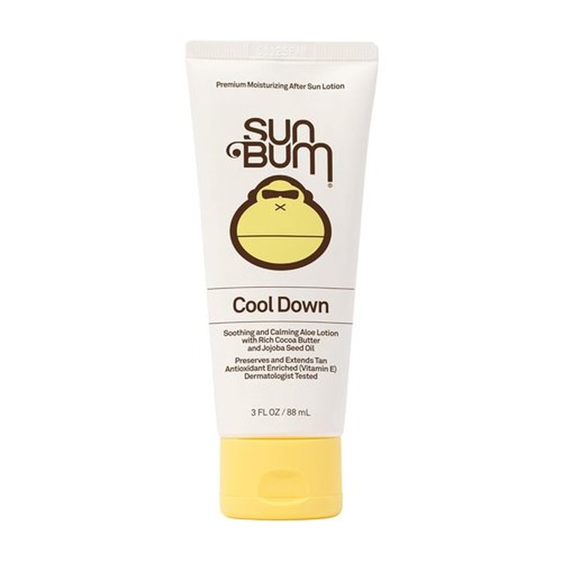 Sun Bum Aloe Vera Lotion - Vegan After Sun Care with Cocoa Butter for Soothing Hydration - 3 oz Travel Size