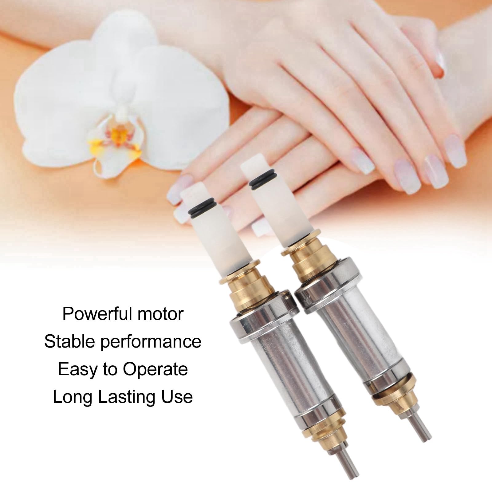 2pcs Nail Drill Spindle Complete Set Nail Polisher Handle Professional Electronic Machine Bearing
