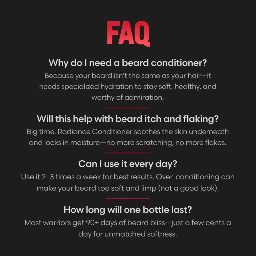 The Beard Struggle Eddie Hall Beast Line Radiance Beard Conditioner for Men - Ragnarok Rising Signature Scent - Deep Conditioning for Soft, Strong Beards - 8 fl oz