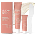 Women Facial Hair Removal Cream for Face Sensitive Skin, Painless Facial Depilatory Cream for Face, Flawless Unwanted Chin Upper Lip Hair Remover, At Home Pubic Hair Removal