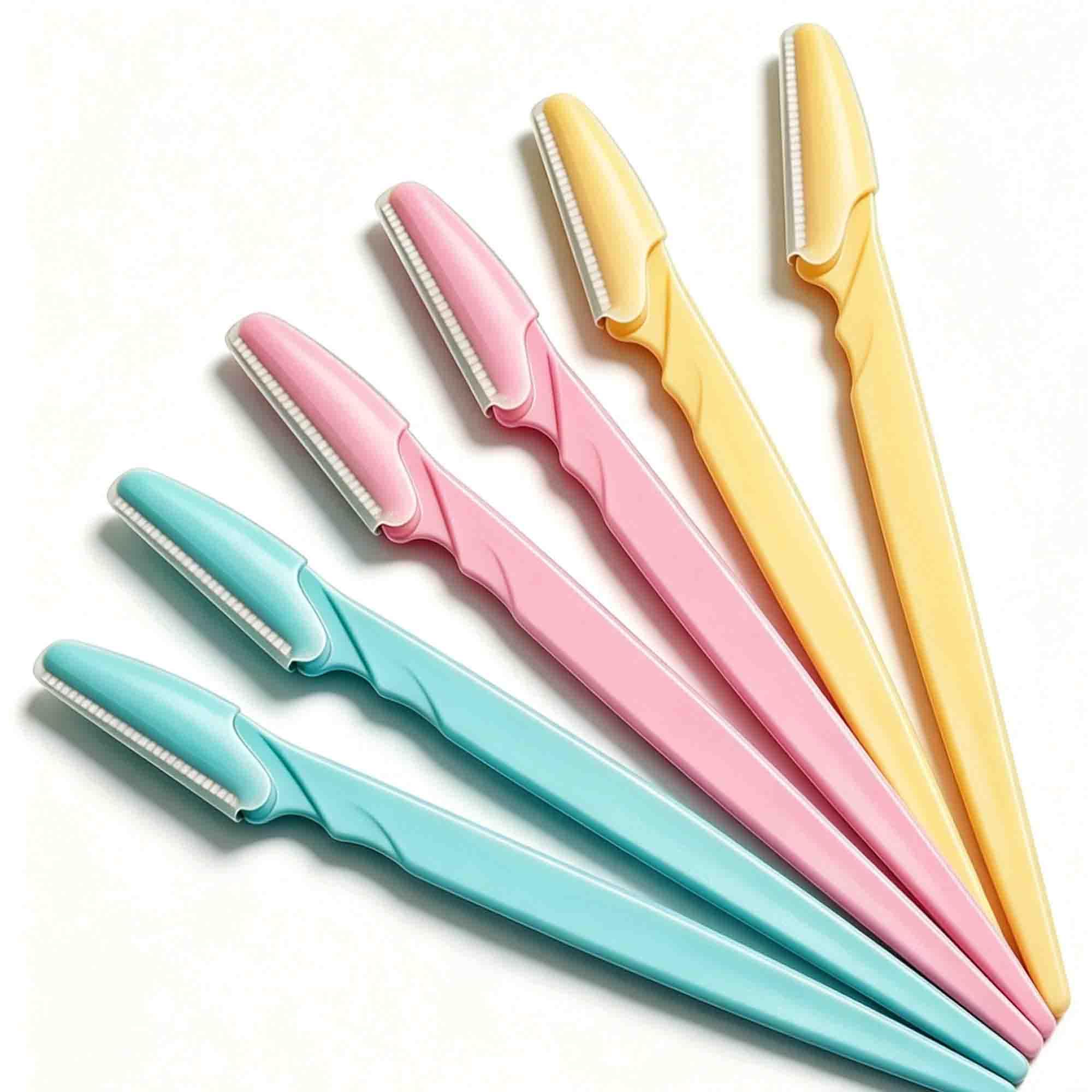 ZTRHYOO Eyebrow Razor 9 Pack, Precision Facial Hair Trimmer for Women Girl