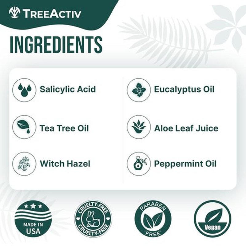 Back Acne Spray by [Brand Name] - Fast-Drying 2% Salicylic Acid & Tea Tree Oil Mist | 4 fl oz